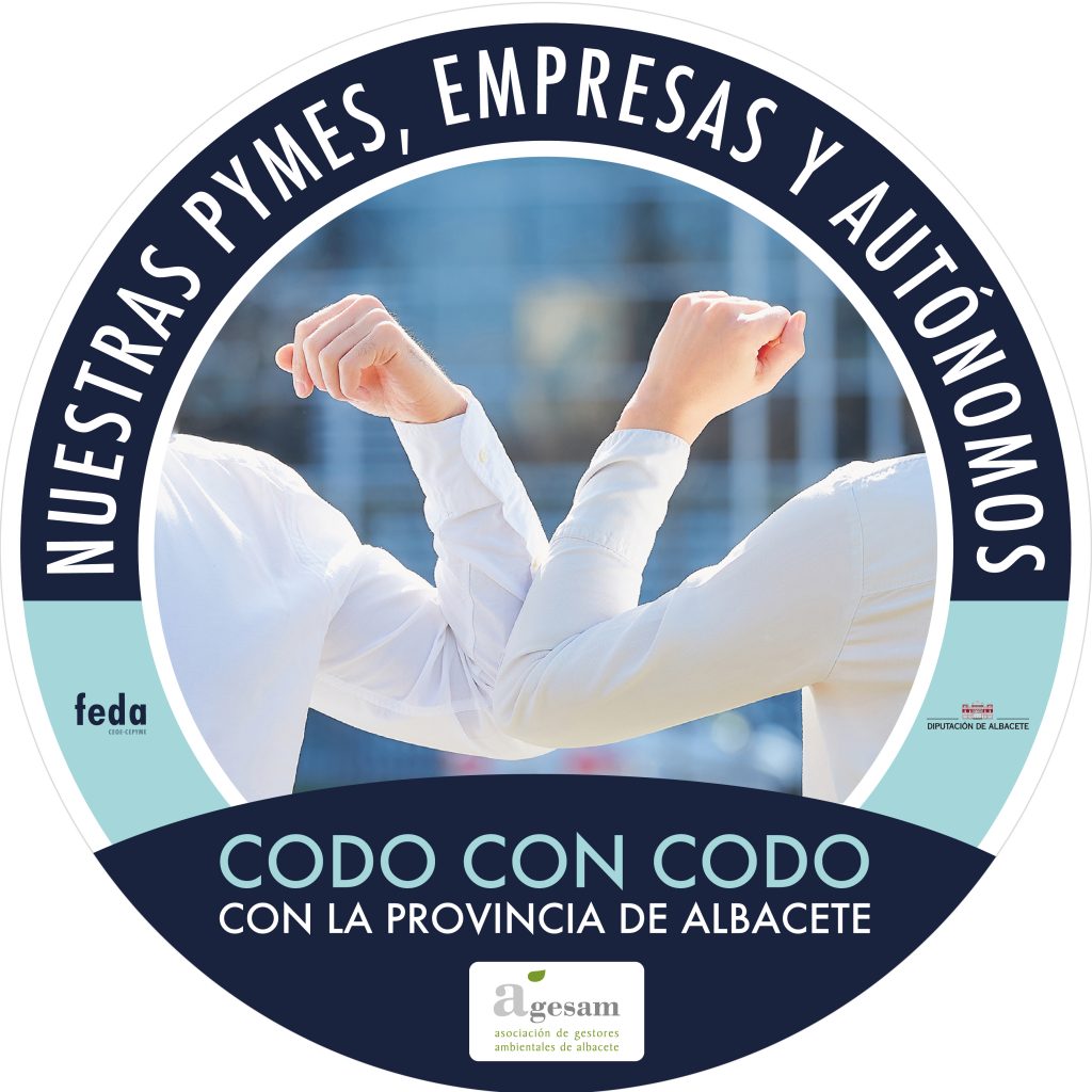 Codo con codo Albacete - Distintivo